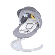 Cadeira de Balanço para Bebê Bliss Baby Style com Música, Mosquiteiro e Controle Remoto - Cinza - imagem 1