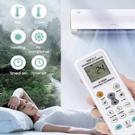 Controle Remoto Universal para Ar-Condicionado com Tela LCD – Compatível com Todos os Modelos, Fácil de Usar, Premium - imagem 2