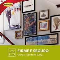 Suporte para Quadros 3M Command - Adesivo Removível sem Danos, Grande, Branco - imagem 4