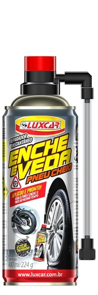 Reparador de Pneu Instantâneo Luxcar 400ml: Solução Rápida e Eficaz! - imagem 1