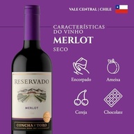 Concha y Toro Reservado Vinho Chileno Merlot 750ml - imagem 2