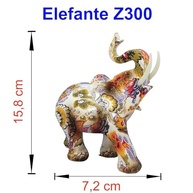 Elefante Decorativo em Resina Grande - Estatueta da Sorte e Sabedoria Indiana (Z300) - imagem 2