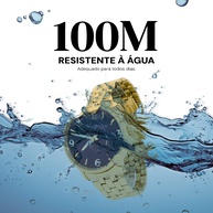 Relógio Magnum Masculino Dourado: Elegância e Resistência - imagem 2