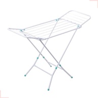 Varal Portátil de Chão com Abas Dobráveis – Resistente e Prático para Casa e Viagem (Branco) - imagem 2