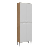 Paneleiro com 4 Portas Paris - Design Rustic & Branco | Armazenamento Moderno e Resistente - imagem 1