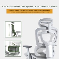 Cadeira de Escritório Ergonômica Monaco WT07 – Malha Respirável, Suporte Lombar e Até 200kg - imagem 5