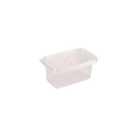 Pote Retangular 380ml Pop com Tampa Click - Plasútil | Armazenamento Seguro e Prático - imagem 1