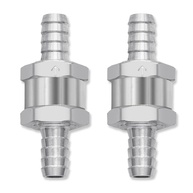 Kit 2 Válvulas Retenção Combustível 10mm Liga Alumínio - Fluxo Unidirecional Sem Retorno - imagem 1