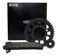 Kit Relação Completo Yamaha Fazer 250 ABS (2018-2024) - Aço 1045 com Retentor O.Ring - imagem 1