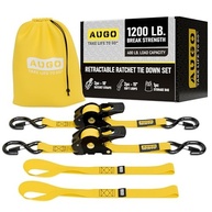 Kit 2 Tiras de Catraca Retráteis AUGO 2,5cm x 3m - Segurança e Praticidade para Cargas Pesadas - imagem 2
