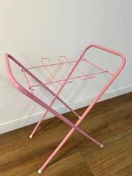 Suporte para Banheira de Bebê Compacto Retrátil e Desmontável - Rosa | Segurança e Conveniência para o Cuidado do Seu Pequeno - imagem 2