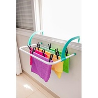 Varal Portátil Secalux para Apartamento - Secador de Roupas Retrátil e Prático para Janela e Parede - imagem 3