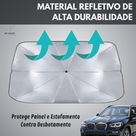 Para-Sol Retrátil Universal: Proteção Térmica e UV para Seu Carro - imagem 5
