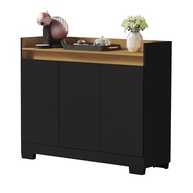 Rack Aparador Ryzen 3 - Design Retro Moderno com 3 Portas para Sala, Escritório ou Cozinha - imagem 2