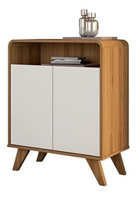 Aparador Retrô 2 Portas Nature Off White - Estilo e Funcionalidade para seu Ambiente - imagem 2