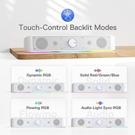Soundbar Gamer Redragon Adiemus GS560W Branco: Som Imersivo e RGB para Sua Setup! - imagem 5