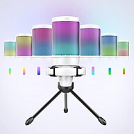 Fifine Ampligame A6V: Microfone Gamer RGB - imagem 2