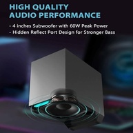 Caixa de Som Gamer Edifier G1500 MAX Hecate Bluetooth 30W RMS RGB - Preto - imagem 4