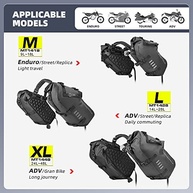 Rhinowalk: Bolsa de Selim Moto 18L Impermeável - Aventura Segura e Confortável - imagem 3
