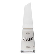 Risqué Branco Renda: Unhas Impecáveis! - imagem 1