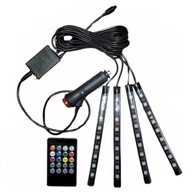 KIT ILUMINAÇÃO NEON RGB TUNING AUTOMOTIVO COM CONTROLE 12V - LED SENSOR RITMO - imagem 3