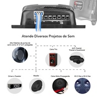 Taramps TL 500: Amplificador 2 Canais 45W RMS - imagem 2
