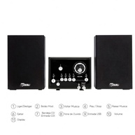 Mini System SSOUND 200W RMS: Som Potente com Bluetooth, CD, MP3 e Rádio FM - Bivolt Preto - imagem 3