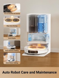 Dreame Combo L10s Pro Ultra Heat - Aspirador e Esfregão Robótico com Água Quente, 7000Pa, Navegação Inteligente e Controle por Voz - imagem 5
