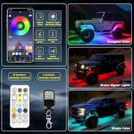 Rock Lights RGB 168 LEDs 5 Lados: Iluminação Off-Road Inteligente e à Prova d'Água - imagem 4