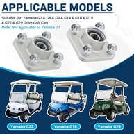 Conjunto Cubo Roda Dianteira Carrinho de Golfe Yamaha G2-G29 Drive - Peça OEM JG5-WF511-10-00 - imagem 3
