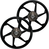 Par de Rodas Alumínio Leve Freio Tambor CG 150 Fan Titan Start (2004-2013) - Qualidade e Performance - imagem 2