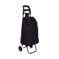Mor Carrinho de Compras Bag To Go Preto - Resistente até 30kg com Rodas Grandes - imagem 1