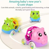 Brinquedo Interativo com Rodinhas Verde para Bebês e Infantis - Diversão Garantida! - imagem 4