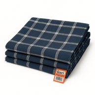 Kit 3 Panos de Chão Super Absorventes para Rodo - Azul Marinho Xadrez 65x45cm - imagem 1