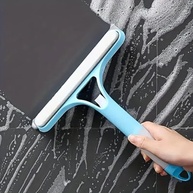 Rodo de Silicone 3 em 1 Azul: Limpeza Impecável e Sem Riscos para Sua Casa e Carro - imagem 3