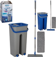 Rodo Flat Mop com Balde Lava e Seca – Sistema Prático + 2 Refis (Cores Sortidas) - imagem 3