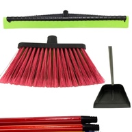 Kit de Limpeza Doméstica Siena Top - Vassoura, Rodo 60cm, Pá Coletora e Cabos - imagem 3