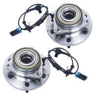 Conjunto Cubo e Rolamento Roda Dianteira Hummer H3 2006-2008 AUQDD (Par) - 6 Lug W/ABS - imagem 1