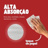 Pano Reutilizável em Rolo 58 Folhas - Alta Performance Lavável e Secagem Rápida - imagem 4