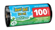 Dover-Roll Super Forte Reciclado 100L Preto - Rolo com 10 Sacos de Lixo Ecológicos - imagem 1