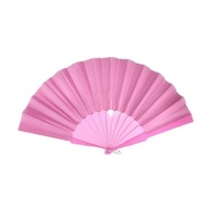 Leque de Mão Compacto Rosa Claro - Refresque-se com Estilo e Consciência - imagem 2