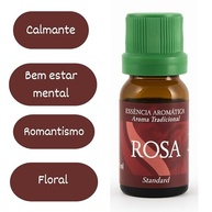 Essência Rosa Calmante e Relaxante para Aromatizador de Ambiente - 10ml - imagem 3