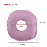 Kit 2 Pares Rosquinhas de Peito Rosa para Amamentação Laváveis – Conforto e Higiene Materna - imagem 3
