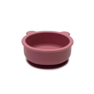 Bowl de Silicone Infanti Ursinho Piccolo Rosa - Seguro, Prático e Divertido para Refeições Infantil - imagem 2