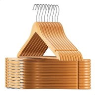 Kit 20 Cabides de Madeira com Rotação 360° - Organize seu Guarda-Roupa com Estilo e Durabilidade - imagem 2