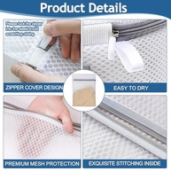 Saco de Lavagem de Malha com Zíper 40x30cm - Proteção Total para Roupas na Máquina - imagem 5