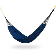 Rede de Dormir Jeans Life Basic Azul Royal com Preto - Conforto e Estilo para Qualquer Ambiente - imagem 1