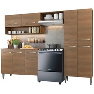 Cozinha Compacta Madesa Emilly Pop com Armário e Balcão Rustic - Design Moderno e Funcional - imagem 4