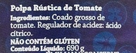 Polpa Tomate Paganini Rústica 690g - imagem 3
