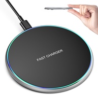 Carregador Sem Fio 15W Rápido: Compatível iPhone 16 a 8 e Samsung S23 a S10 - imagem 1